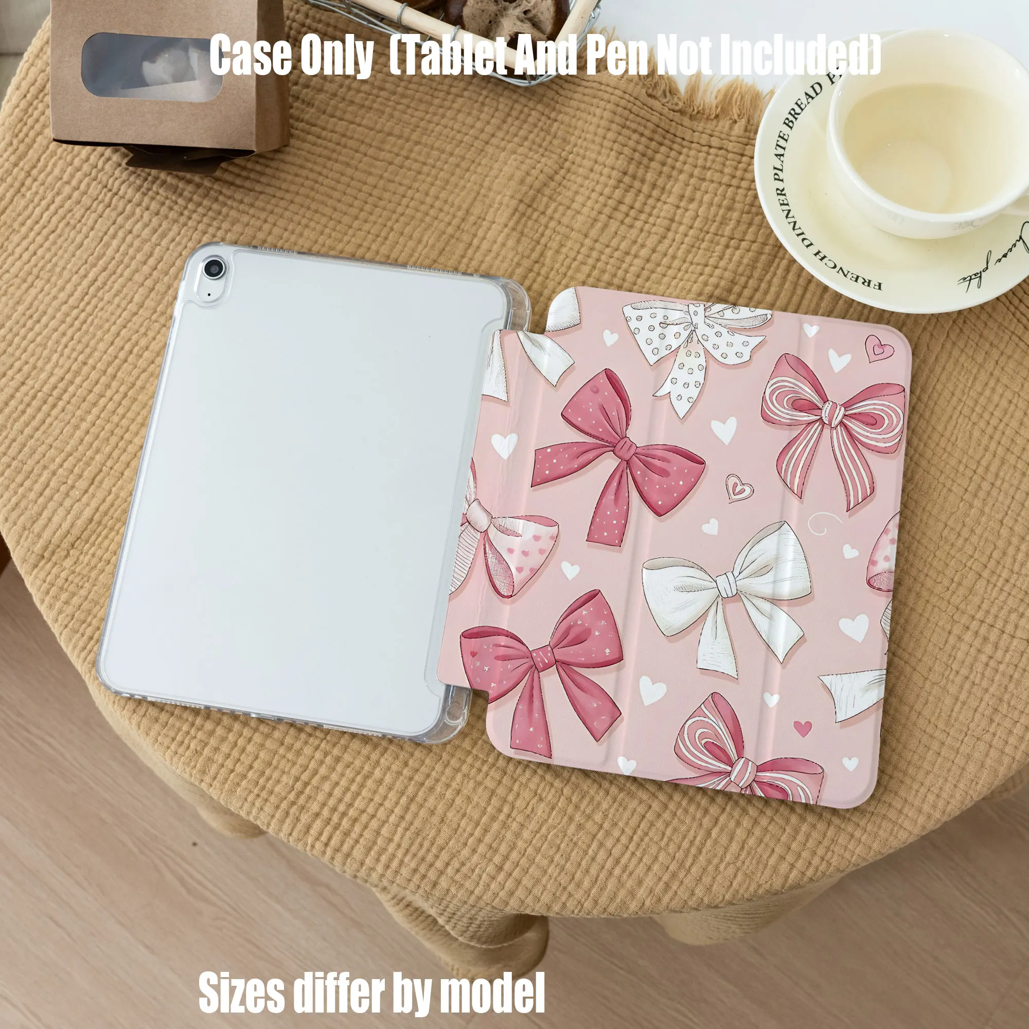 

Slim Fit Premium TPU Tablet Cover, Shockproof Durable Lightweight Protective Case for iPad Samsung Huawei Honor Redmi Xiaomi