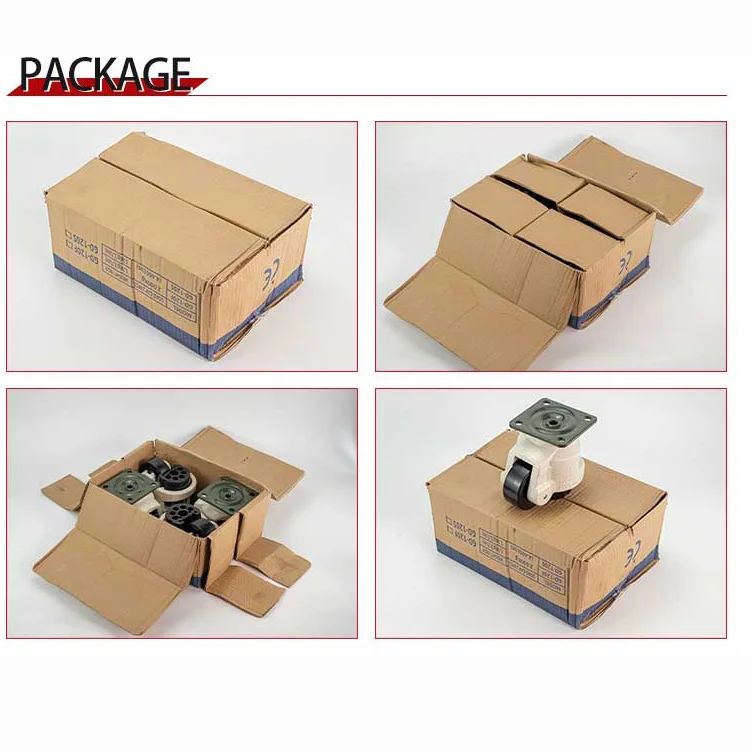 4Pcs GD-120F Level Adjustment caster