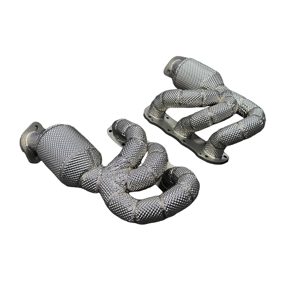 Exhaust Catted Downpipe Exhaust System Manifold for Boxster Exhaust 981 987 2.7/2.9/3.4