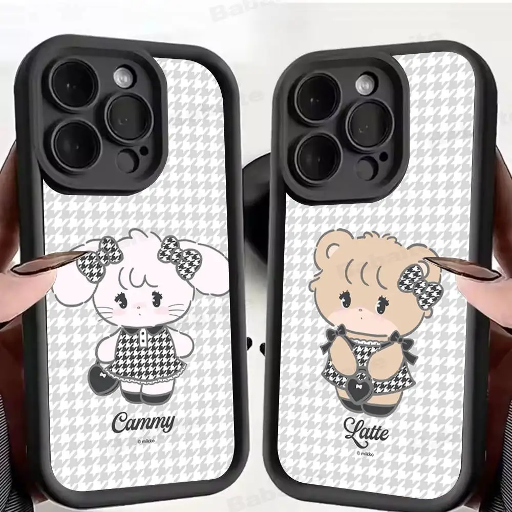 Phone Case Cartoon M-mikko C-characters For Samsung Galaxy A17 A07 A06 A26 A16 A06 A35 A55 A25 A05s A15 A54 A34 Soft Back Cover
