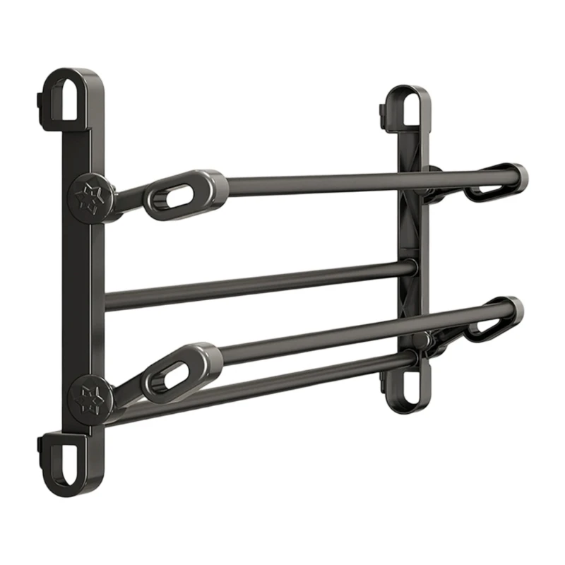 

Without Drilling Shoe Storage Rack 2 Tiers Wall Mounted Slipper Organizers for Portable Space Saving Foldable Designs