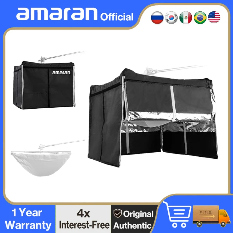 amaran Lantern for F22 Lightweight Omnidirectional Soft Light Modifier Quick Mounting Design for amaran F22x F22c by Aputure