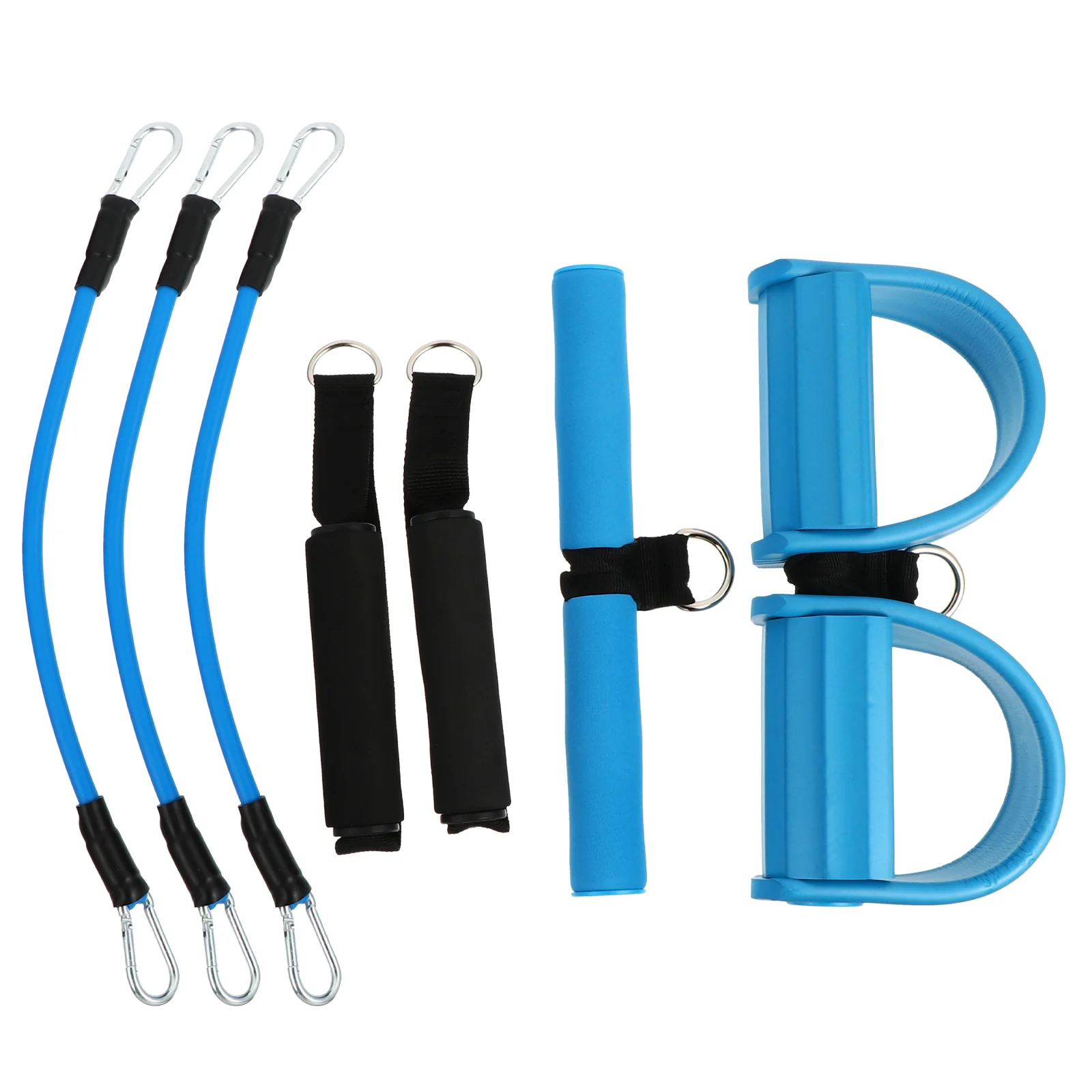 

Straps Pedal Tensioner Resistance Bands for Legs to Stretch Stretching Blue Nbr Foam Fitness