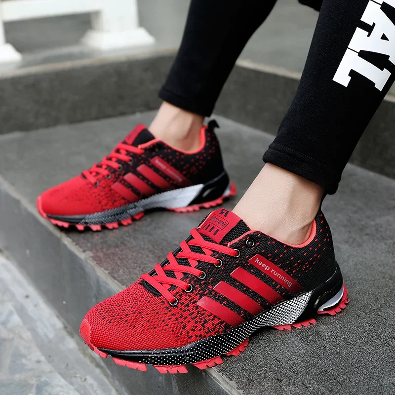 Running Shoes Men Sneakers Breathable Zapatillas Hombre Couple Fitness Sneakers Women Gym Trainers Outdoor Sport Shoes Men