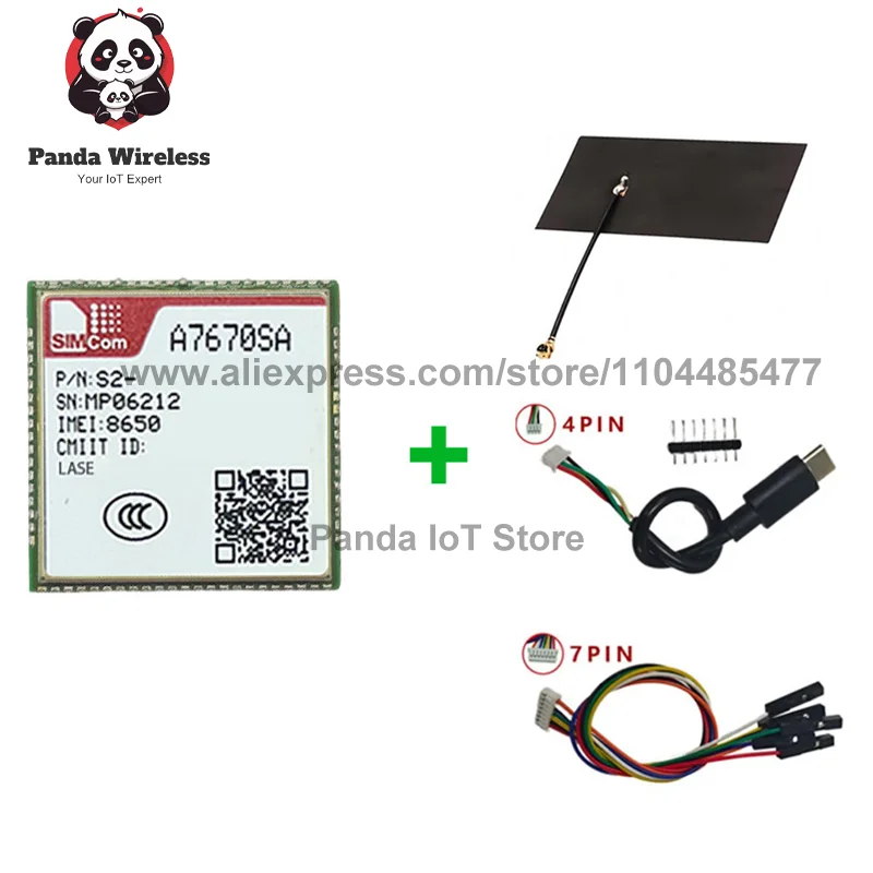 

SIMcom A7670SA-LASE CAT1 Основная плата поддерживает данные + голос B1/B3/B5/B7/B8/B20 GSM Подходит для LTE