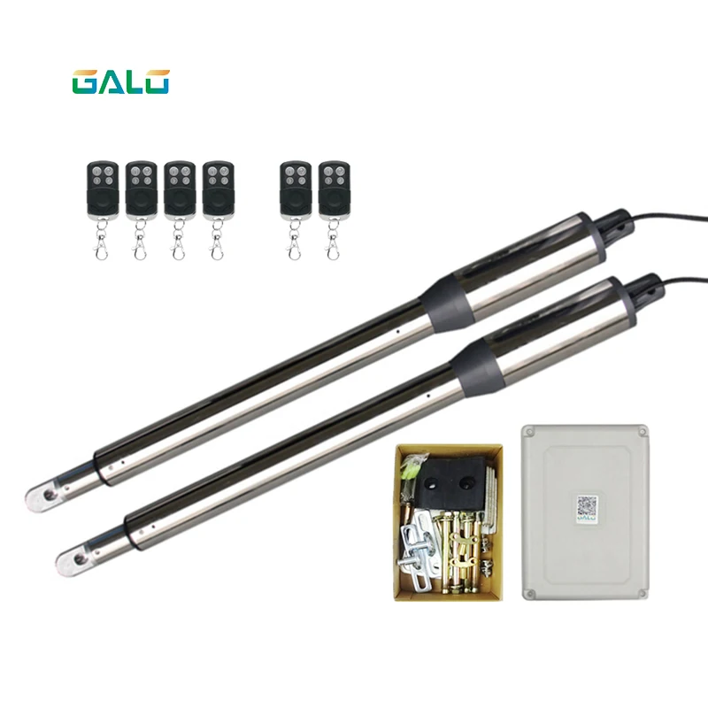 300kgs gate opener motor automatic swing gate motor multiple remote control with door accessories