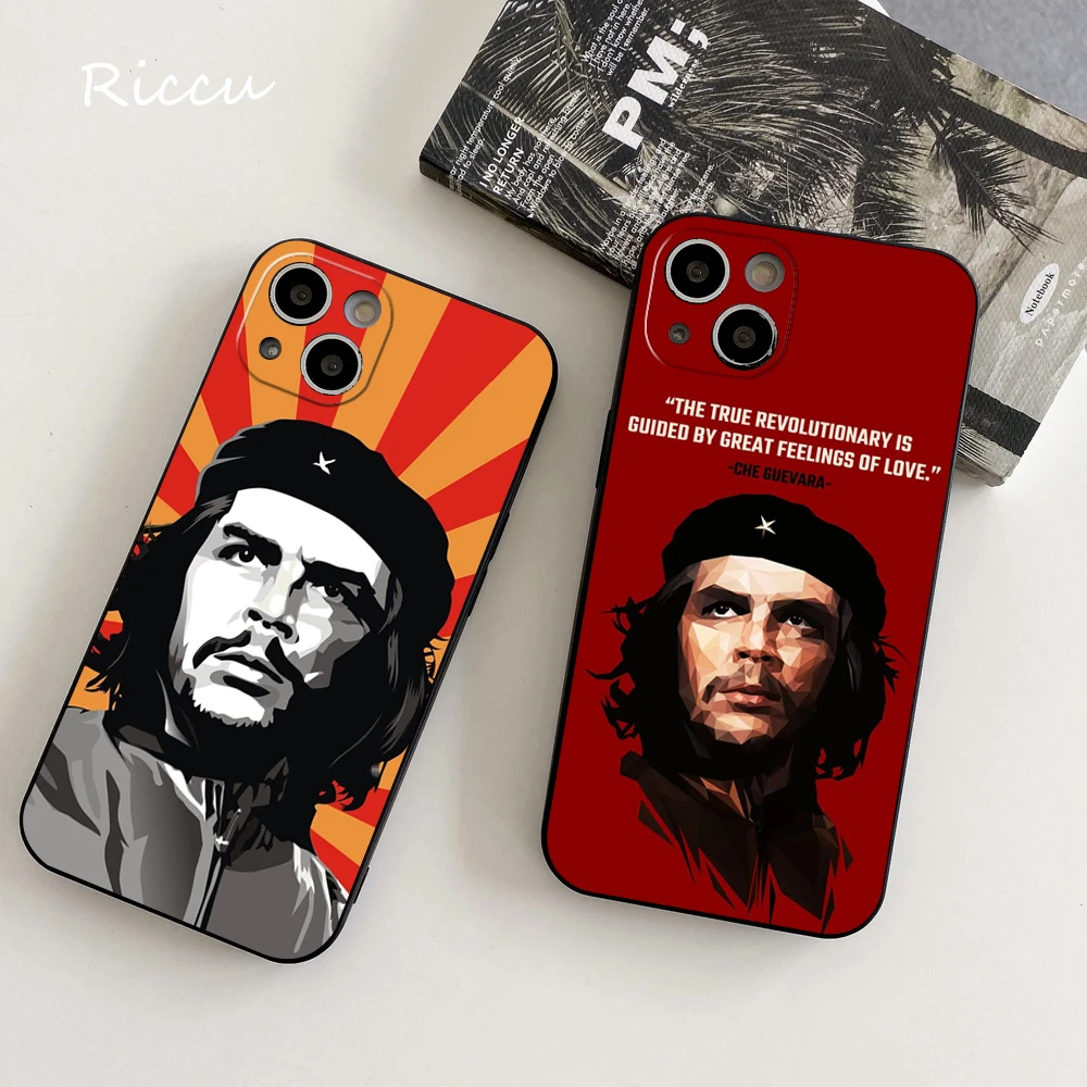 Che guevara Smoking Guevara Cigar leader Phone Case 14 11 12 Pro 8 7 14 Plus X Pro 14 MAX 13 MINI XR XS 14 13 Soft Phone Covers