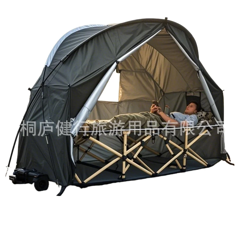 Cycling Tent for Bicycle Camping Gear Portable Single Person Tent for Fishing Hiking Outdoor Travel Lightweight Compact Tent