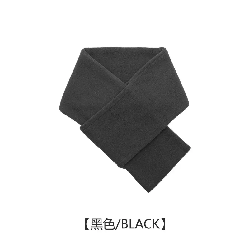 Chic Design Scarf Men Autumn Winter New Warm Simple Solid Muffler Male Fleece Thermal Classic Cold-proof Scarf Gents