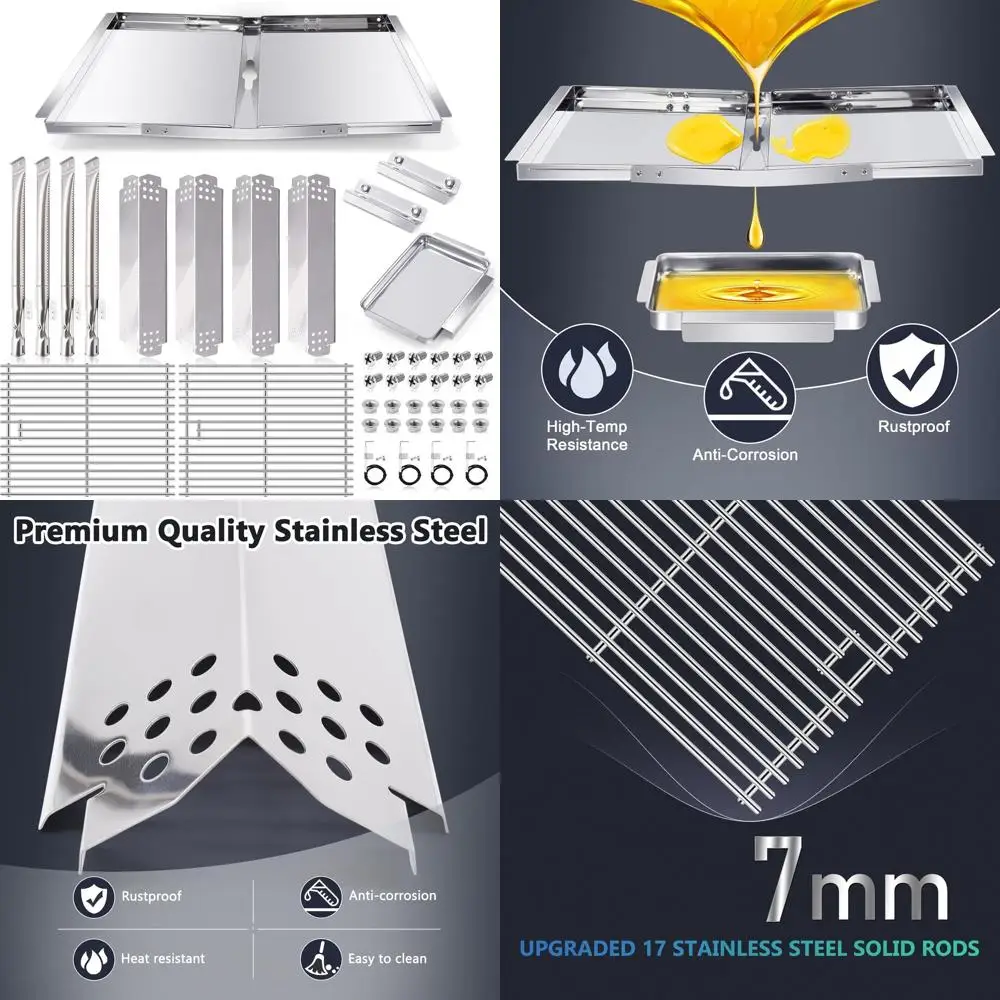 

Universal 24-30 Inch Adjustable Grease Tray for Nexgrill 4-Burner Models 720-0830H, 720-0783E, 720-0888, 720-0888N, 720-0830A wi