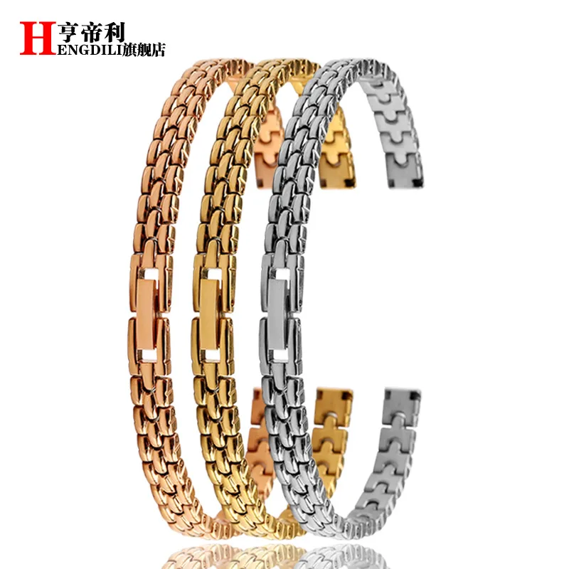 6mm 8mm 10mm 12mm 14mm 16mm Bright Women Small Size strap Universal Stainless Steel fashion Ladies watchband rose gold Bracelet