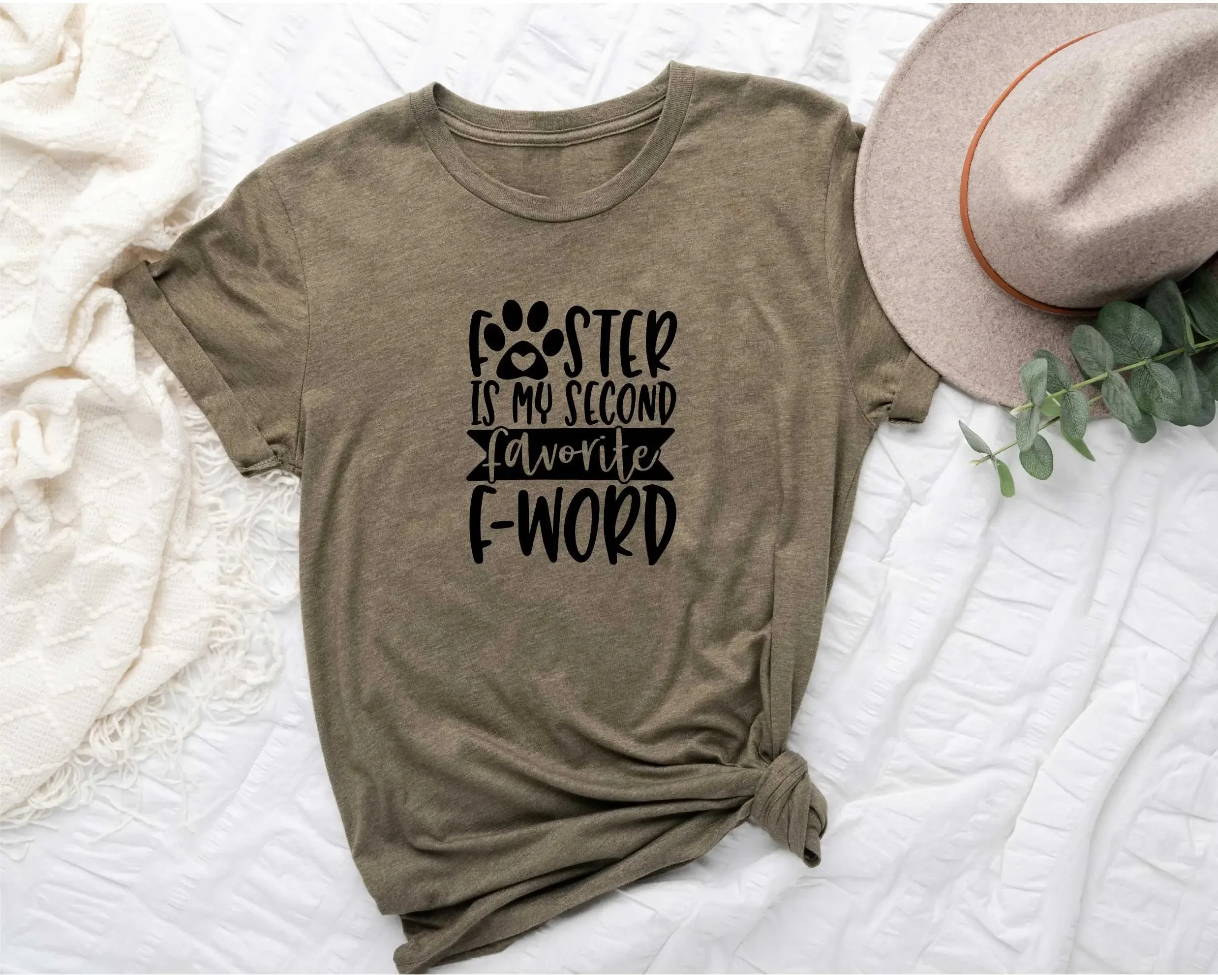 Foster Is My Second Favorite F Word T Shirt Dog Mom Lover Funny Quote For Animal