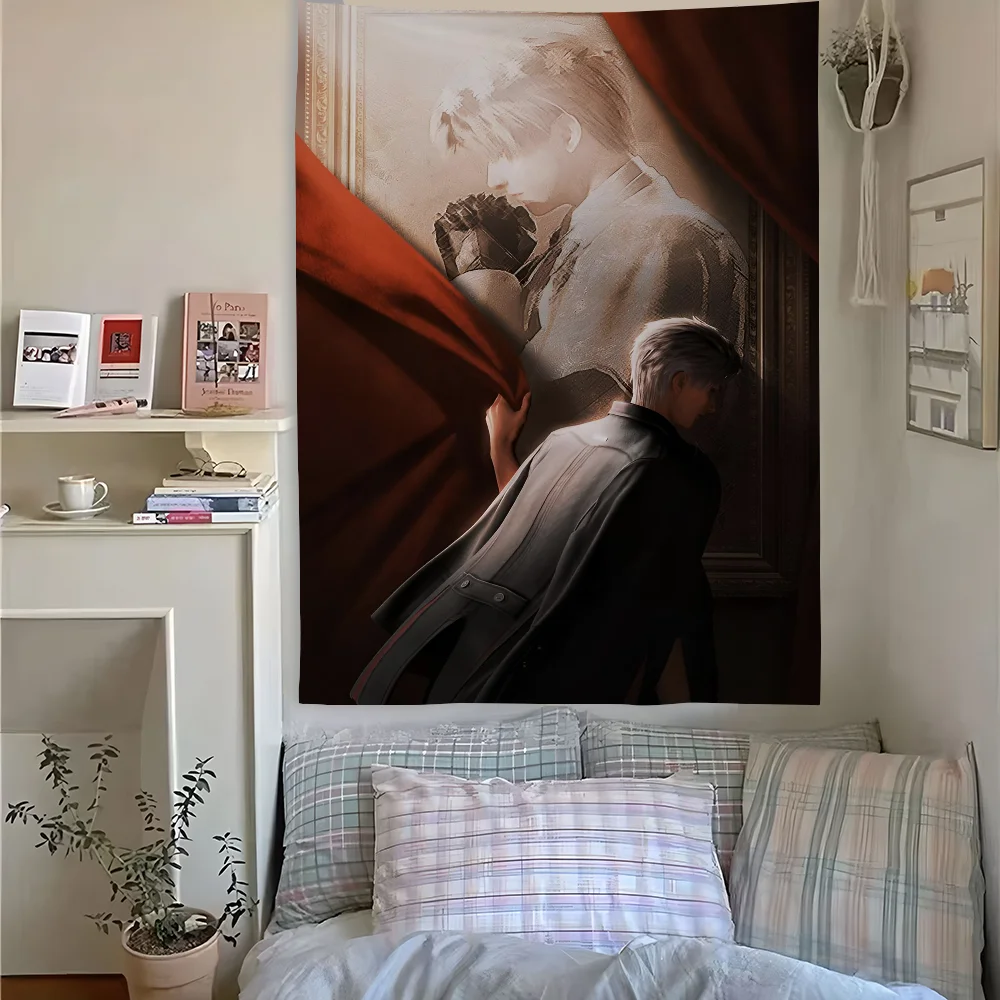 

Handsome D-Deep Space Love S-Sylus Game Tapestry Perfect For Home&Living Bedroom Decor Wall Art Backdrop Banner