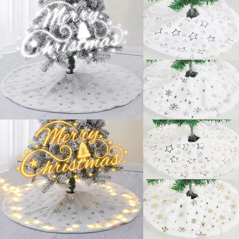 

Christmas Decoration 2025 Christmas Tree Skirt Classic Navidad Tree Carpet Home Party Christmas Tree Decoration New Year Gift