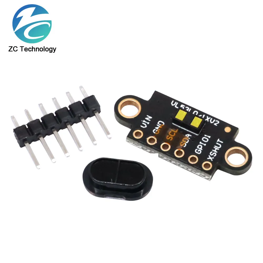 VL53L1X Laser Ranging Flight Time Sensor Module 3V-5V Distance 400cm Measurement Extension Board Module For Arduino