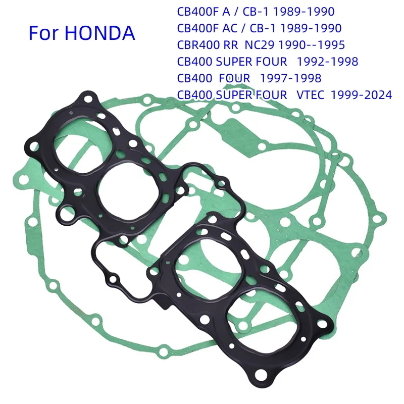 

Motor Cylinder Head Gasket Assembly For Engine Overhaul Kit for Honda CBR400 RR NC23 NC29 CB400 Super Four VTEC CB400SF/F CB-1
