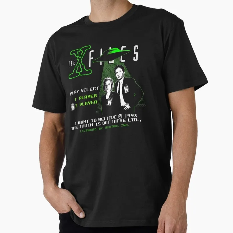 The Truth is 8-bit Vintage Sci fi tv series The X Files Gift t shirt 1213 Retro Alien movie Graphic clothes All size tops S-6XL