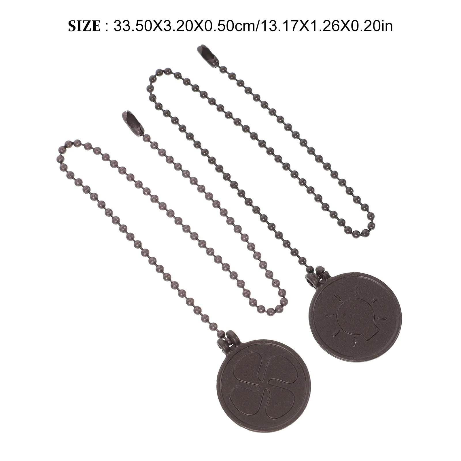 2 Pcs Ceiling Fan Chain Extension Kit – Adjustable Pull Cord for Light Fixture Replacement