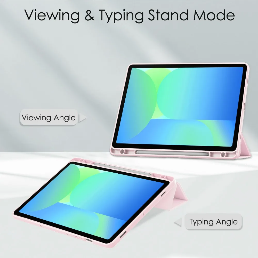 For Samsung Galaxy Tab S10 FE 2025 SM-X520 X526B With Pencil Holder Case For Galaxy Tab S10 FE / S9 FE 10.9 inch Tablet Cover