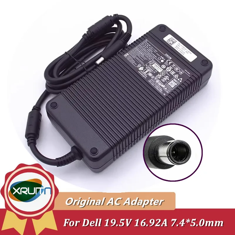 Genuine LA330PM190 DA330PM190 19.5V 16.92A 330W 7.4*5.0mm AC Power Adapter Charger For DELL Alienware m17 R3 Laptop Power Supply