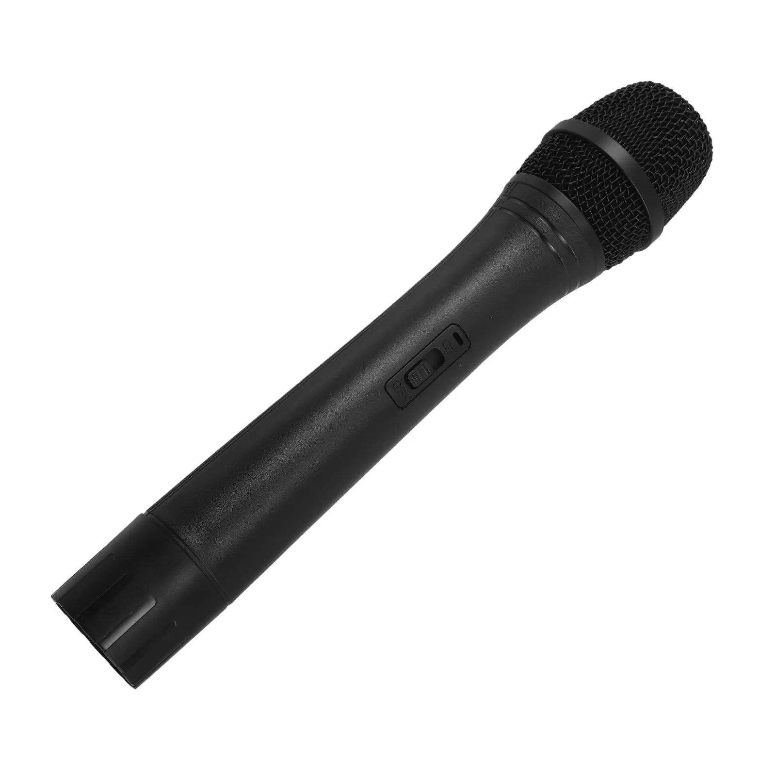 Portable Microphone Prop For Pretend Play Halloween Party Realistic Black Lightweight Stage Performance