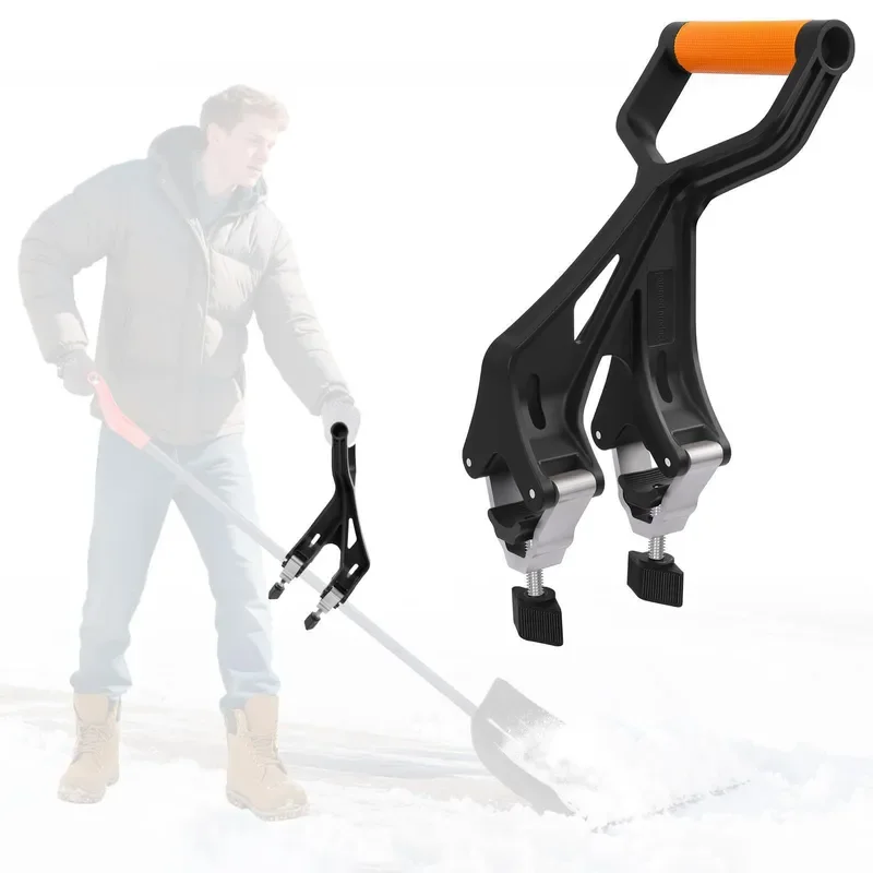 Snow Handle Replacement Upgraded Extender Ergonomic Universal Adapter For Lawn Mower Rake Outdoor Winter Snow Removal