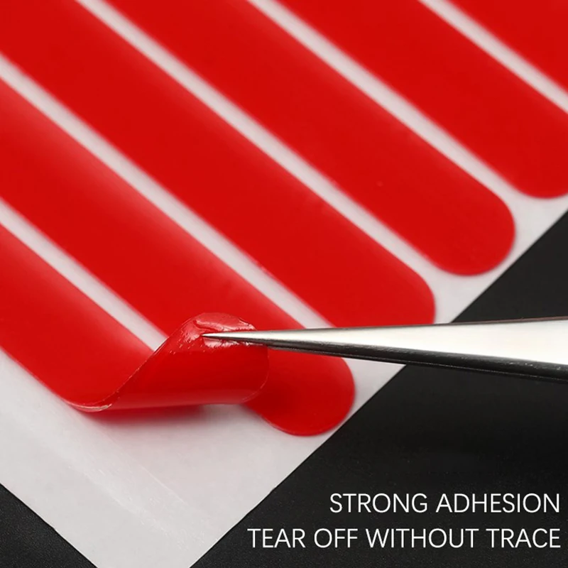 30pcs/PACK  Clear Nail Adhesive Tape False Nails Display Stand Glue Stickers Double-sided Pasted Manicure Practice Showing Tools