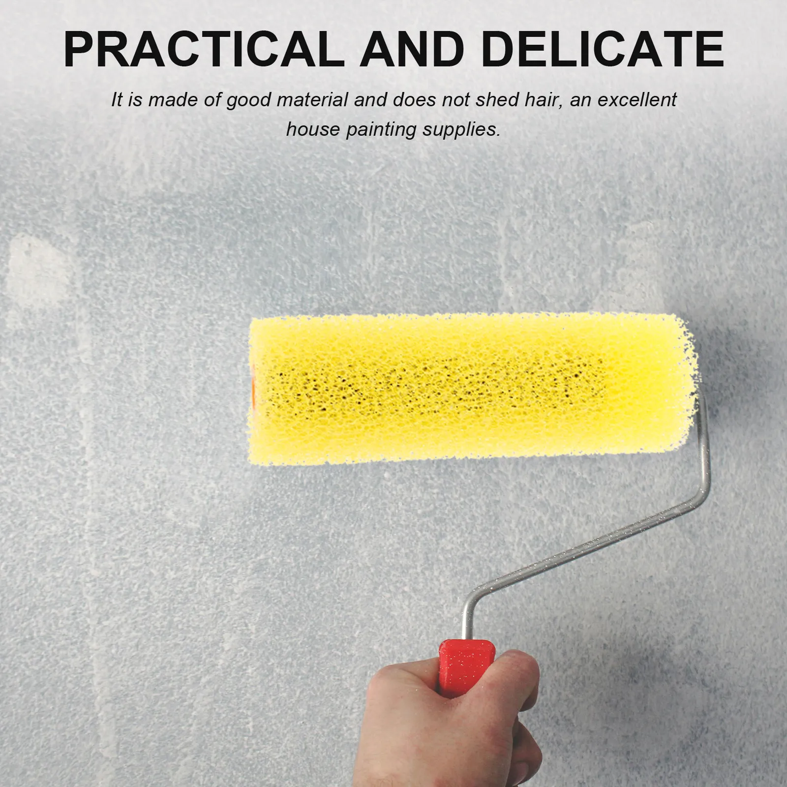 10 pcs Paint Roller Sponge Wall Painting Replacement Halloween Christmas New Year Ceiling Paint Roller Decorative Paint Roller
