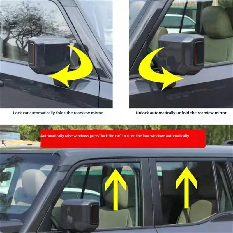 Car OBD Automatic Window lifter For Toyota Prado LC250 2024 Land Cruiser One-Click Automatic Window Lifter Automotive Accessory