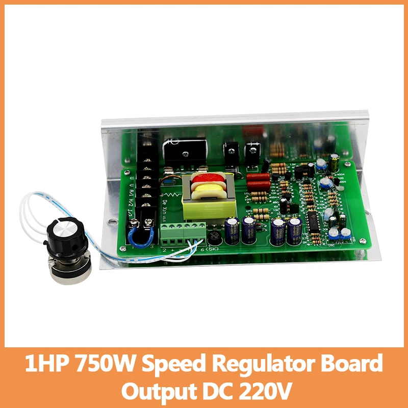 

1HP 750W Speed Regulator Board Output DC220V High Power for Permanent Magnet DC Motor Speed Regulation CW CCW