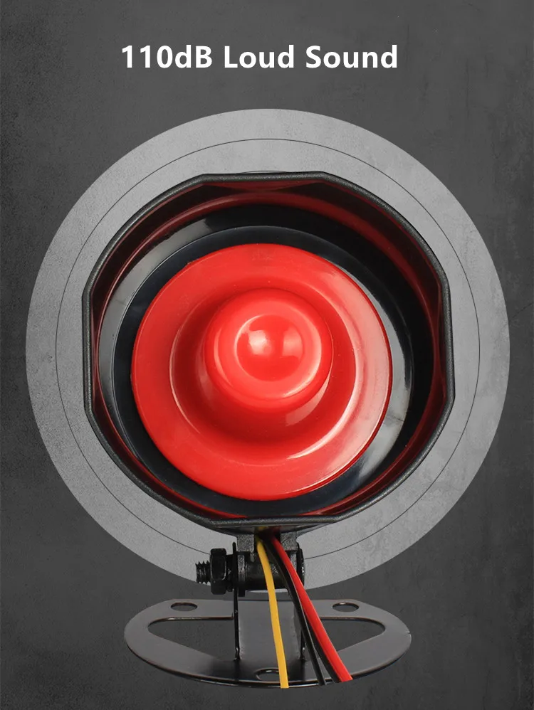 بوق صوت MP3 قابل للتسجيل مع مشغل MP3 مدمج ويمكن قيادة ضوء تحذير خارجي عند التشغيل #1