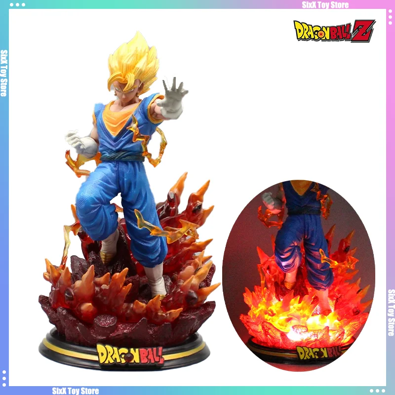 

Dragon Ball Vegetto Glowable Anime Figure 25CM PVC Collection Figurine Model Statue Doll Room Ornament Hobby Toys Kids Gifts