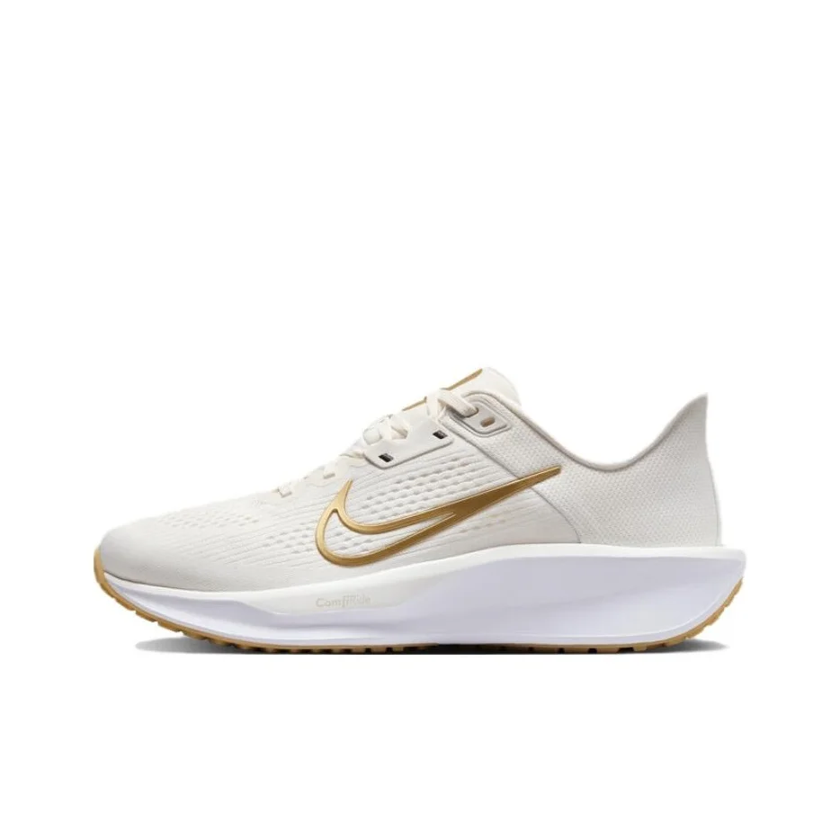 Nike Quest 6 Running Shoes Women's Low Top Phantom Gray White/Metal Gold/Sail White FD6034-003