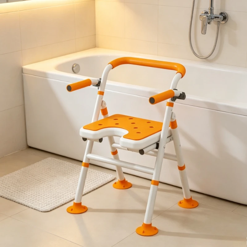 chaise-de-douche-pliante-avec-accoudoirs-et-dossier-capacite-de-350-lb-reglable-sur-5-niveaux-chaise-de-salle-de-bain-antiderapante-decoupe-de-siege-pour-lavage-intime