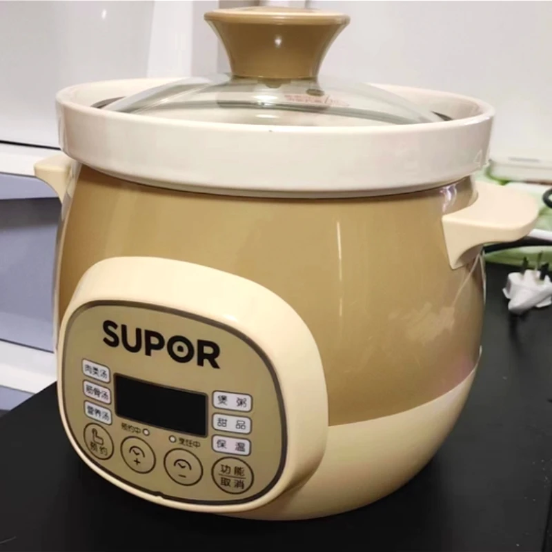 Home electric stew pot  automatic baby ceramic health small stew pot 1 a 2 people