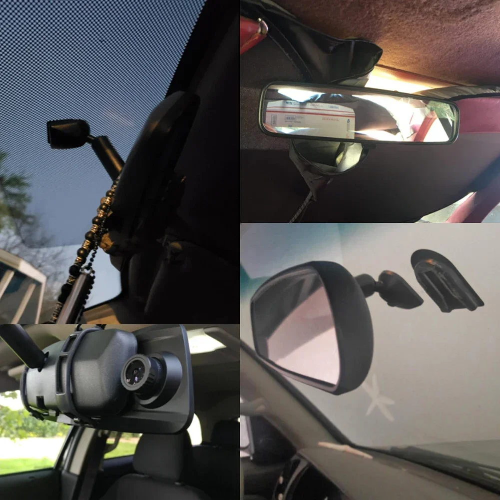 Interior Rear View Mirror ABS Glass Car Interior Rearview Black Car Rearview Mirror for Car Interior Modification for Car Parts - Image 4