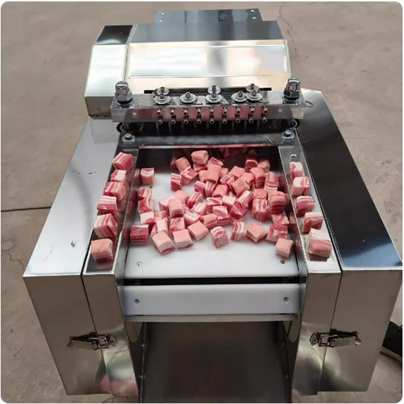 

Hot Selling Automatic Meat Cuber Chicken Cutter Machine/frozen Meat Dicer Cube Cutting Machine