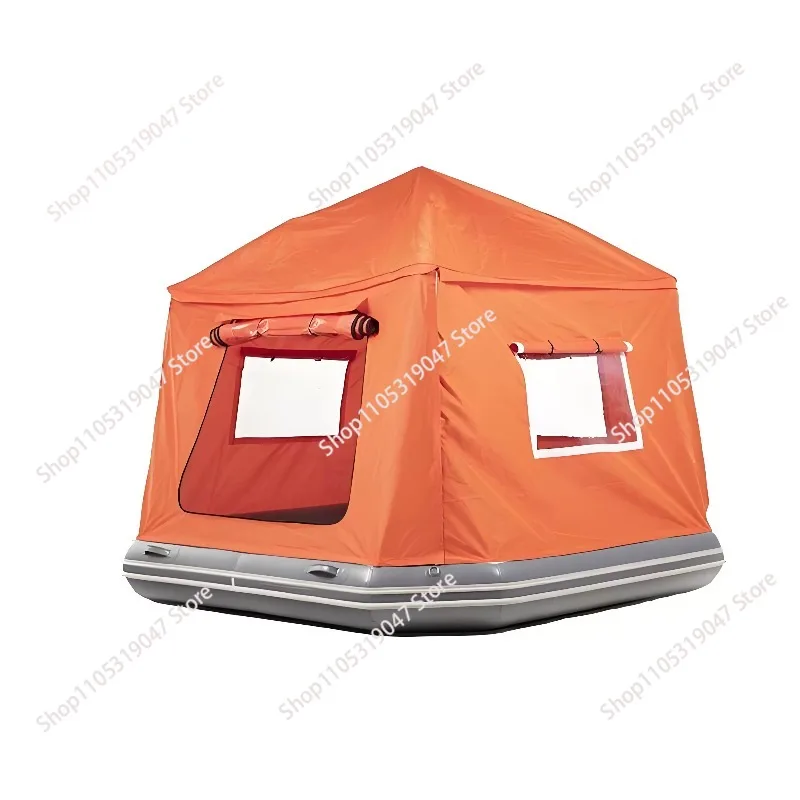 water inflatable tent thickened movable foldable Diaoyutai outdoor camping camping floating island tent portable