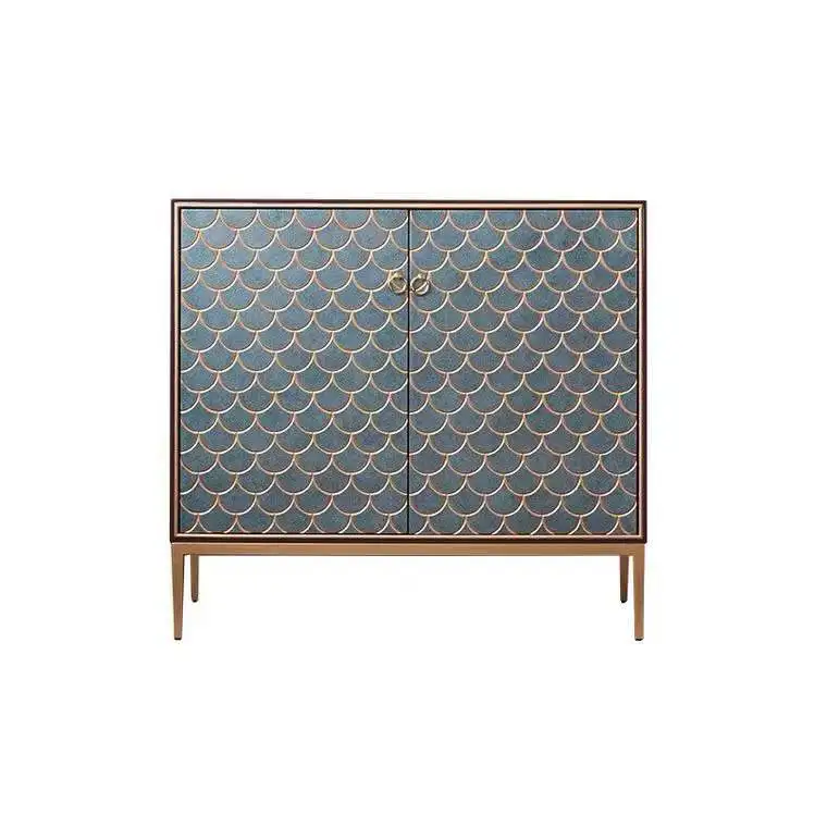 

Postmodern light luxury household door large-capacity storage new Chinese style
