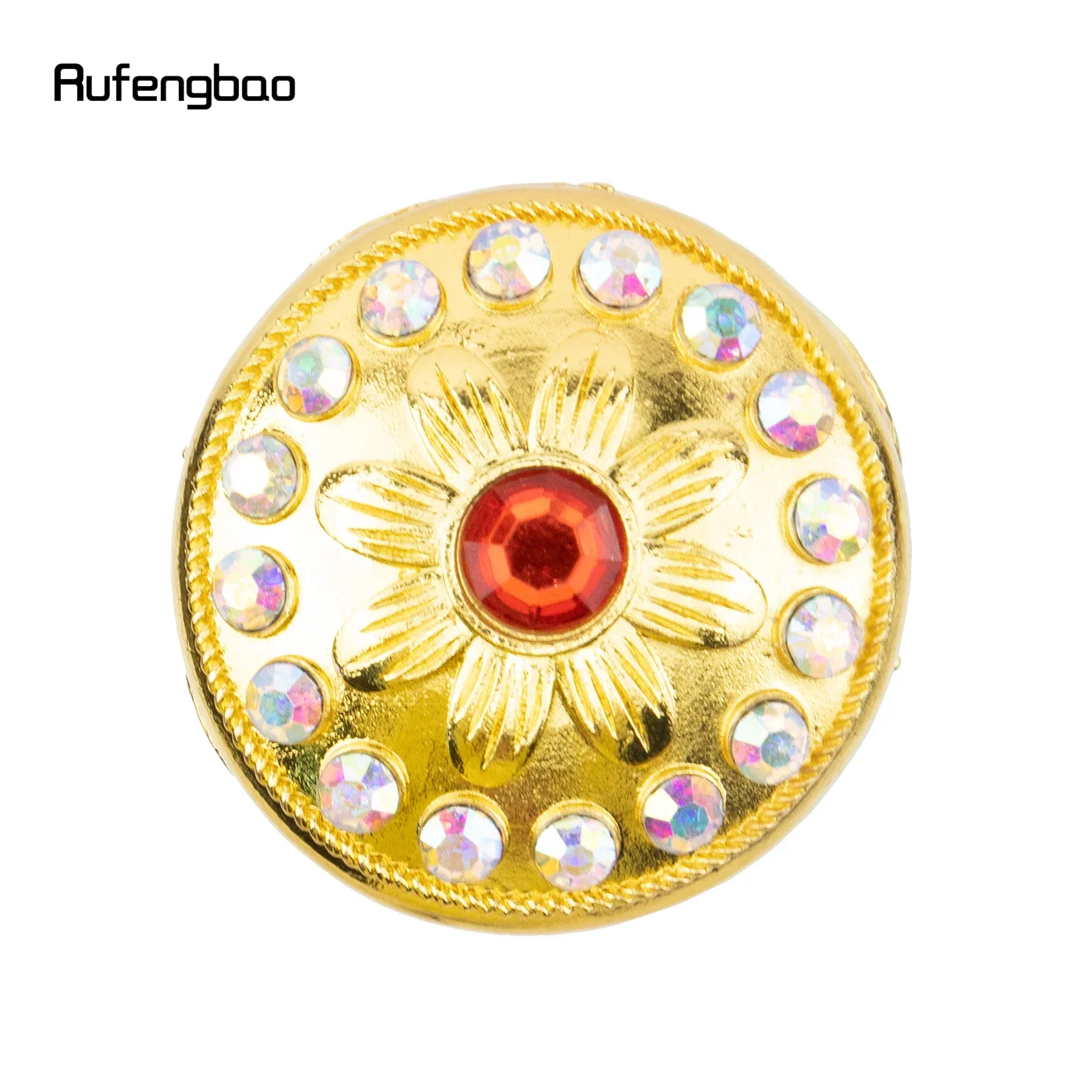 Gouden Rode Kunstmatige Diamant Riet Mode Decoratieve Wandelstok Cosplay Riet Knop Crosier 94cm Prestaties Podium Riet