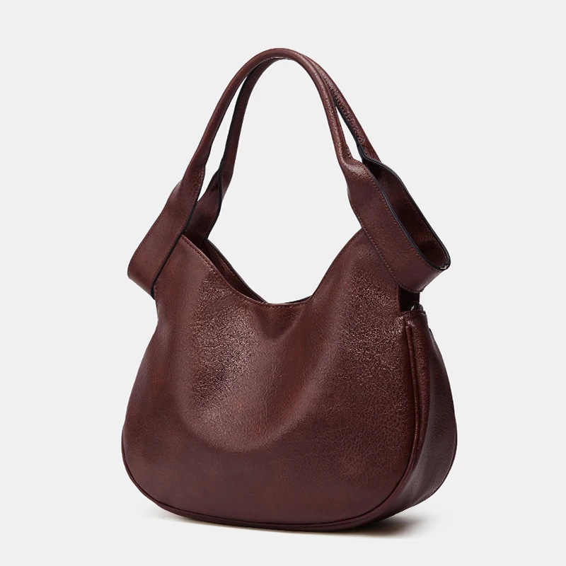 New Single-Shoulder Large-Capacity Commuter Bucket Bag, Niche Lazy Style Underarm Bag, Hand-Held Single-Shoulder Tote Bag, Women's Bag