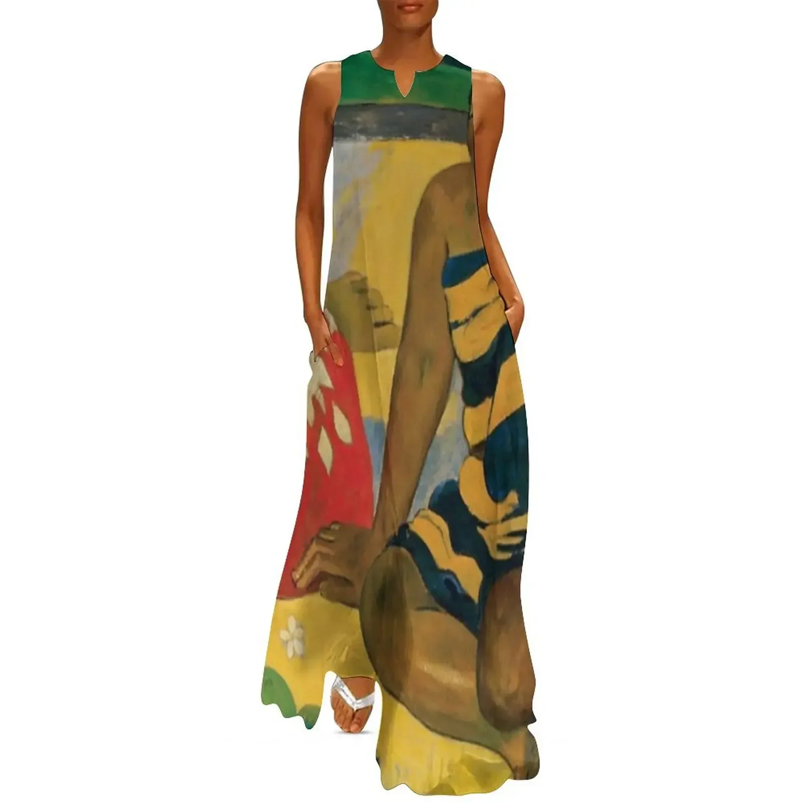 

Paul Gauguin - Parau Api. What News Long Dress Woman clothes summer dresses womens 2025 elegant women's dresses sale Dress