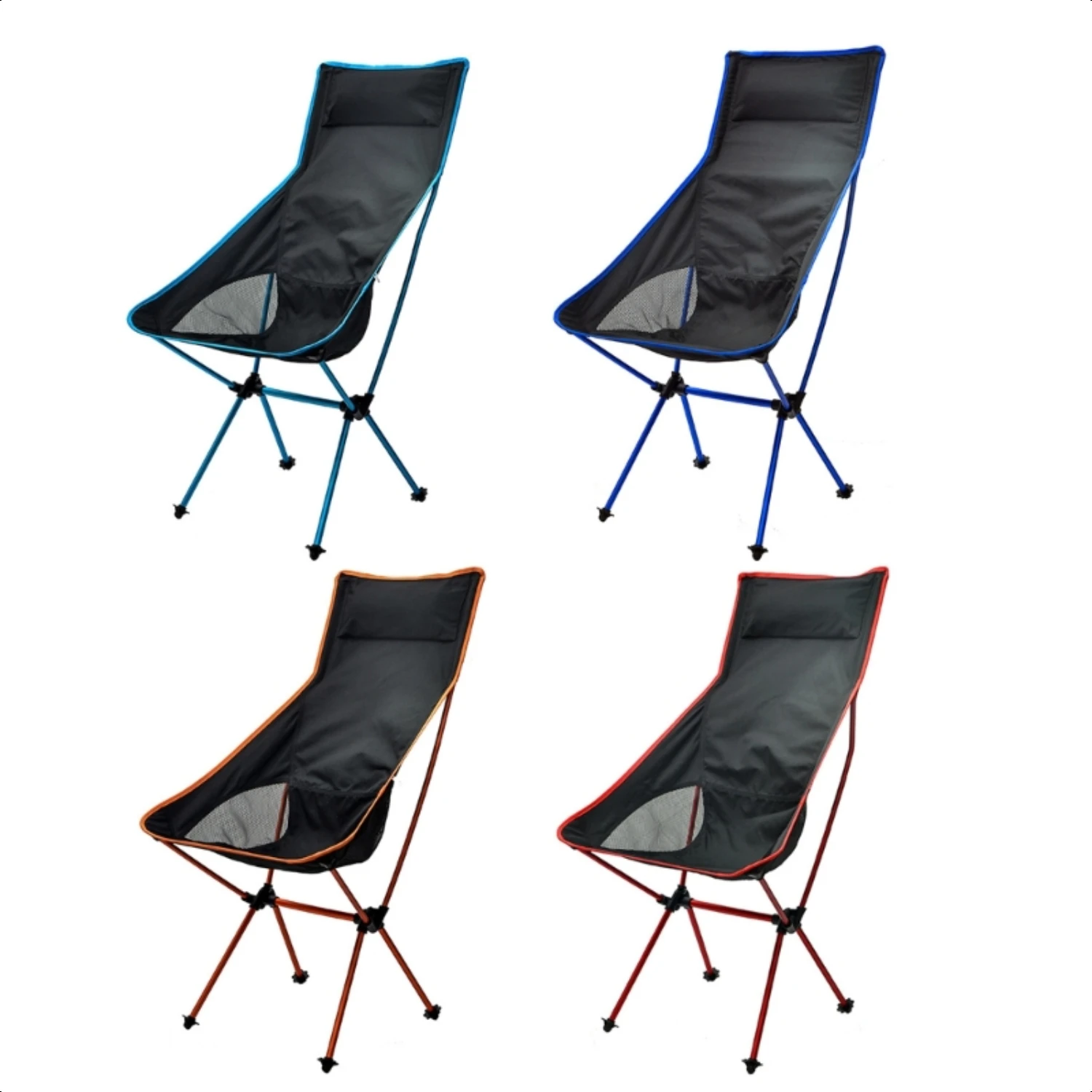 

Lightweight, Portable, and Durable Folding Camping Chair with Backrest - Perfect for Camping, Hiking, and Picnics - Essential Ge