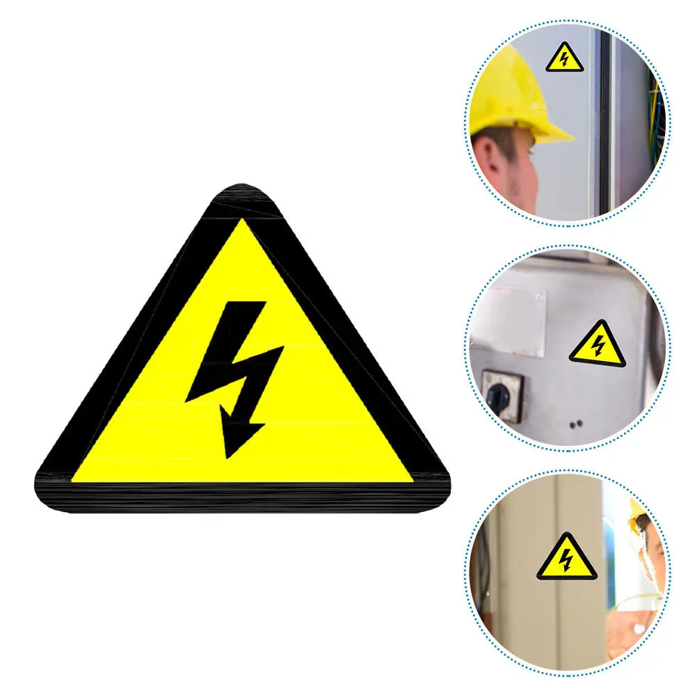 

30Pcs Electric Fence Warning Sticker High Voltage Caution Decal Excellent Adhesion for Electrical Panel Safety Sign Factory Use