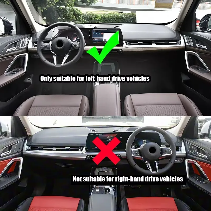 BOMP For BMW X2 U10 2024 2025 2026 Only suitable for left-hand drive vehicles with rearview mirror decorative cover