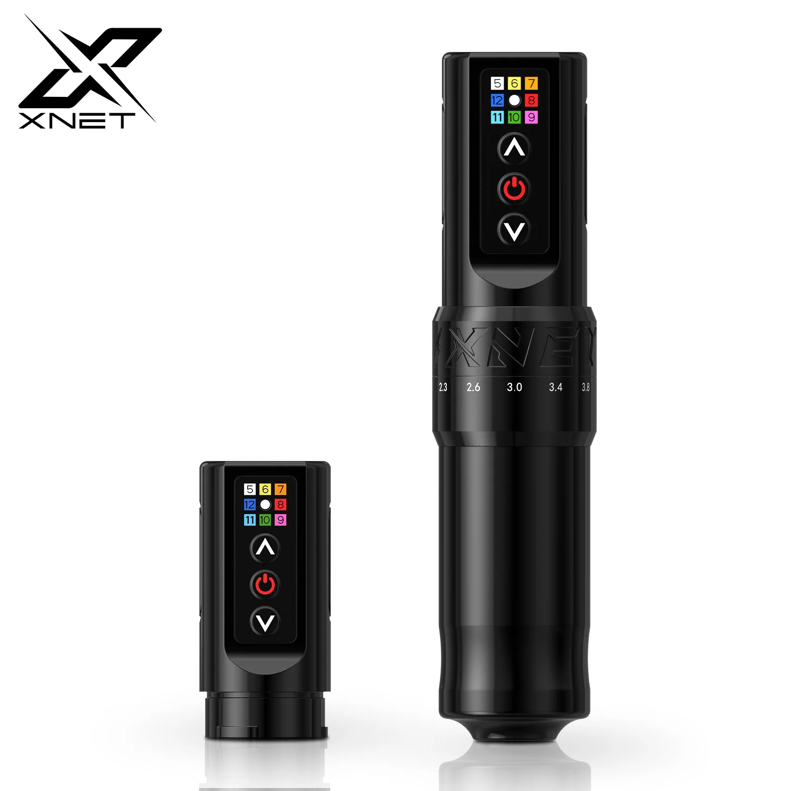 

XNET F3 Wirless Tattoo Machine Pen 7 Adjustable Stroke 2400mAh Battery Custom Motor for Makeup Microplasty Pen For Tattoo Beauty