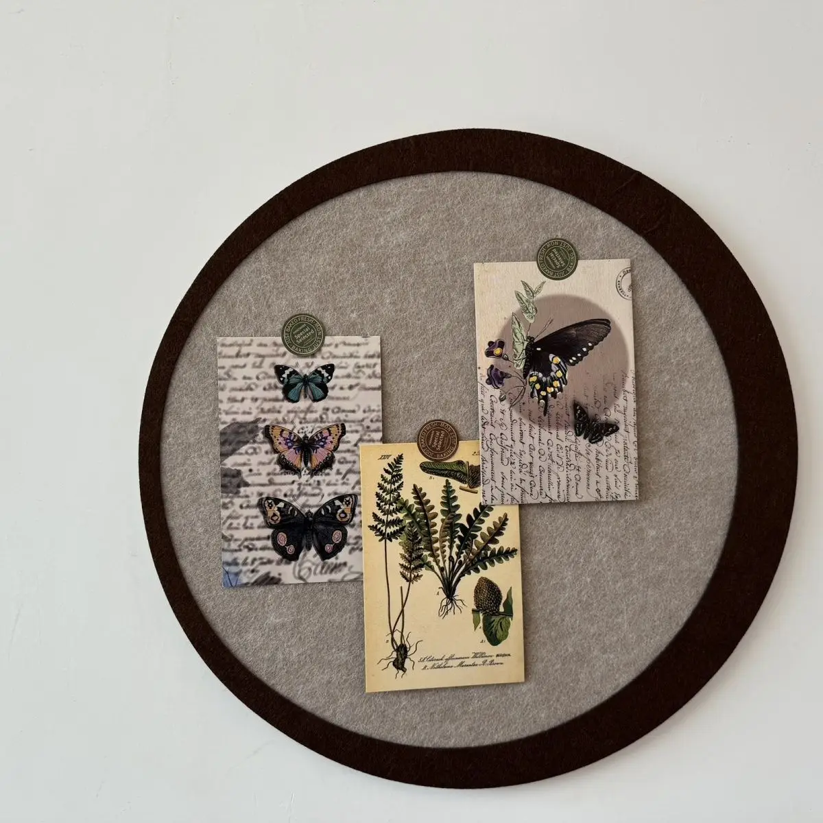 European Style Wall Decoration Felt Board Living Room Entrance Wall Layout Cover Imperfections Photo Jewelry Hang Background