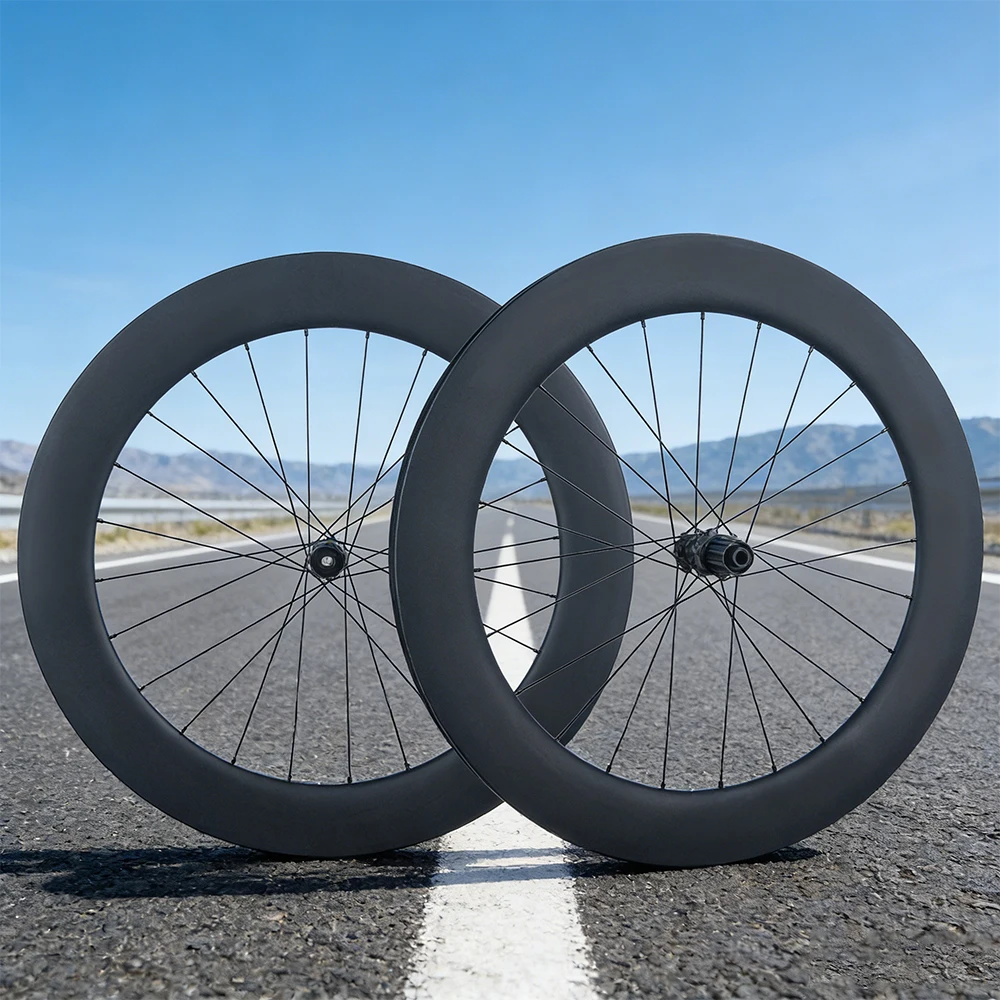 700C Rennrad-Scheibenbrems-Carbon-Laufradsatz 32 37 46 50 60 75mm Tubeless-kompatible Laufräder Center-Lock oder 6-Bolzen-Verschluss 6-Pawl 60T Ratchet – Detail 13