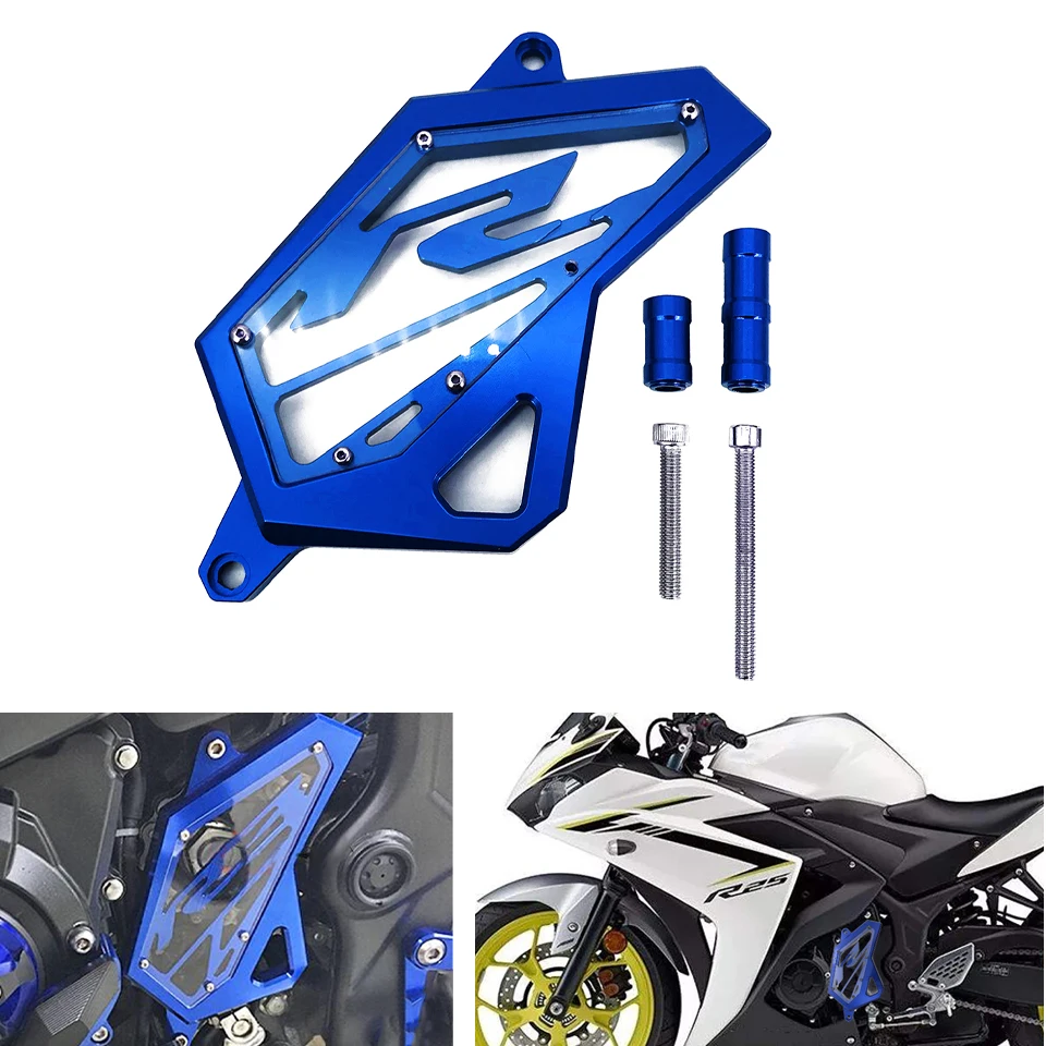 

Fits for Yamaha YZF R3 R25 ABS YZFR3 YZF-R3 YZF-R25 2015 2016 2017 2018 Motorcycle Front Sprocket Cover Chain Guard Protector