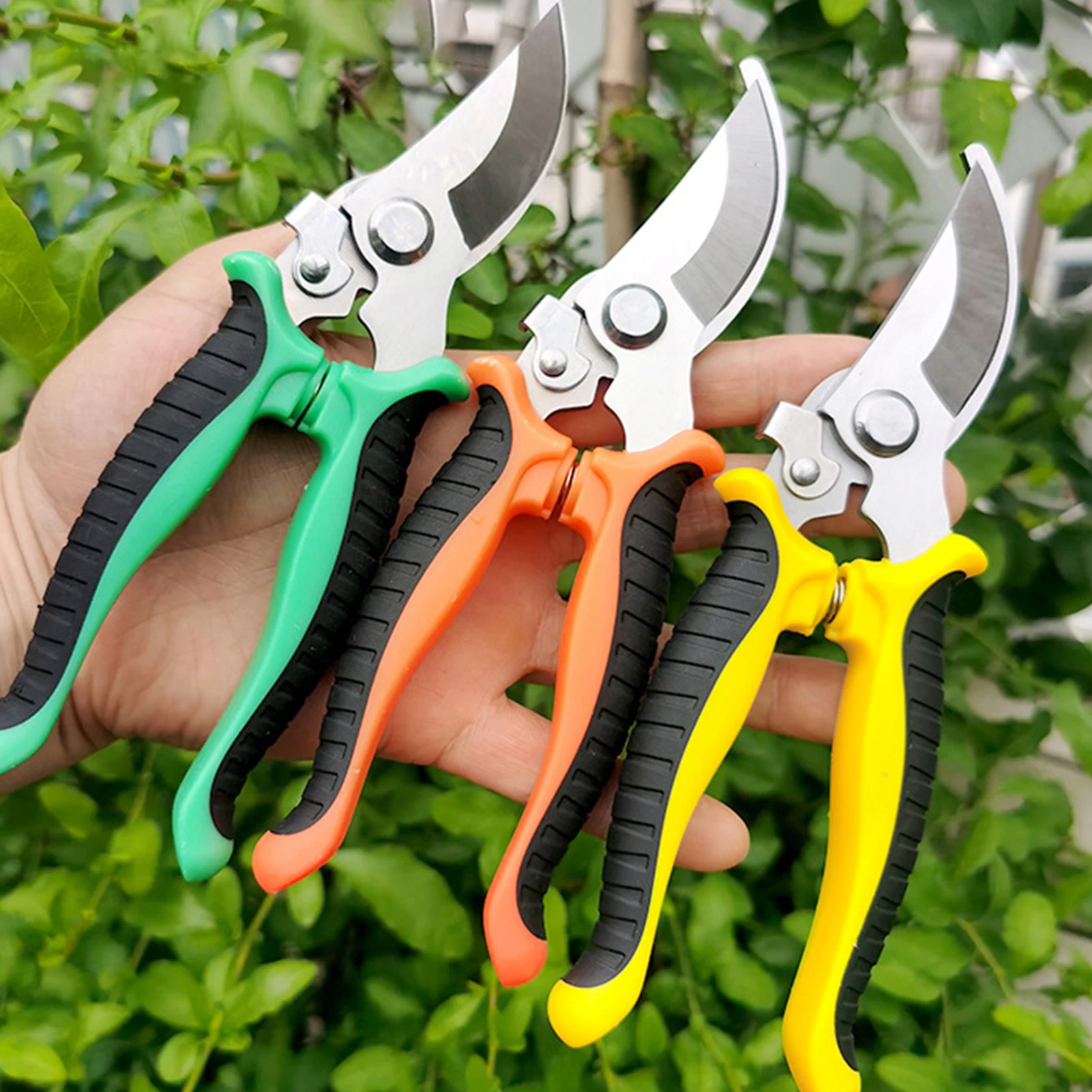 Pruner Garden Scissors Professional Sharp Bypass Pruning Shears Tree Trimmers Secateurs Hand Clippers For Garden Beak Scissors